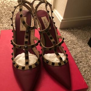 Valentino Multicolor Leather Rockstud